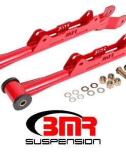 BMR 10-15 5th Gen Camaro Chrome Moly Non-Adj. Rear Lower Control Arms (Delrin) - Red
