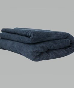 Chemical Guys Elegant Edgeless Microfiber Towel - 51in x 30in - Black - Case of 12