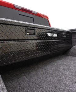 Tradesman Aluminum Flush Mount Truck Tool Box (56in.) - Black