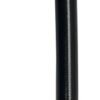 Fragola -6AN Ext Black PTFE Hose Assembly Straight x 45 Degree 24in