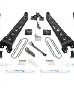 Fabtech 08-16 Ford F250/350 4WD 4in Radius Arm System w/Perf. Shocks