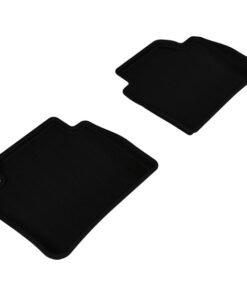 3D MAXpider 2012-2020 BMW 3 Series/4 Series Gran Coupe F30/F36 Kagu 2nd Row Floormats - Black