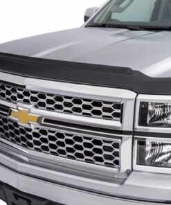 AVS 07-10 Chevy Silverado 2500 Aeroskin II Textured Low Profile Hood Shield - Black