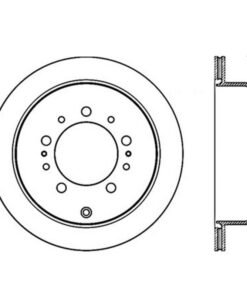 StopTech Power Slot 08-09 Lexus LX450/470/570 / 07-09 Toyota Tundra Slotted Left Rear Rotor