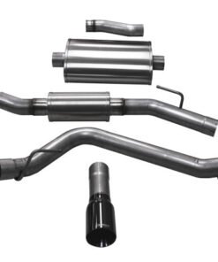 Corsa 2020 Jeep Gladiator JT 3.0in Cat-Back Single Touring Side Exit w/ 4.0in Black Tip