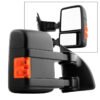 Xtune Ford Superduty 99-14 Manual Extendable Manual Adjust Mirror Amber- Right MIR-FDSD08S-MA-AM-R