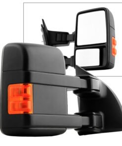 Xtune Ford Superduty 99-14 Manual Extendable Manual Adjust Mirror Amber- Right MIR-FDSD08S-MA-AM-R