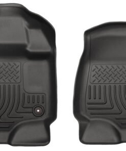 Husky Liners 15 Ford F-150 Super/Super Crew Cab WeatherBeater Black Front Floor Liners