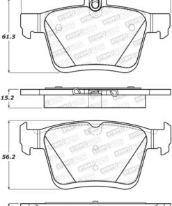 StopTech 2014 Acura TSX Sport Performance Rear Brake Pads