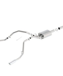 Borla 14 Silv/Sierra 1500 EC Std/CC Short 143.5in WB S-Type Single Split Rear Exit Cat-Back Exhaust