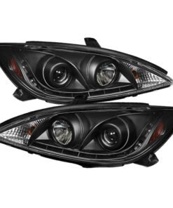 Spyder Toyota Camry 02-06 Projector Headlights DRL Black High H1 Low H1 PRO-YD-TCAM02-DRL-BK