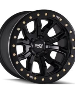 Dirty Life 9303 DT-1 17x9 / 6x139.7 BP / -12mm Offset / 106mm Hub Matte Black Wheel - Beadlock