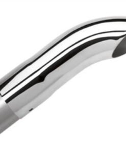 Borla Universal Polished Tip Single Round Turndown/Turnout (inlet 2 1/4in. Outlet 2 1/4in) *NO Retur