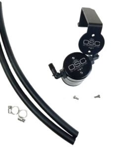 J&L 16-17 Chevrolet SS 6.2L Passenger Side Oil Separator 3.0 - Black Anodized