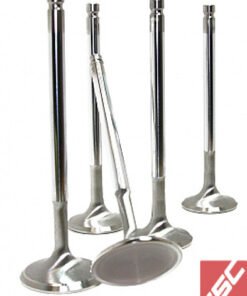 GSC P-D Subaru EJ207/EJ257 Chrome Polished Super Alloy Exhaust Valve - 33mm Head (+1mm) - Set of 50
