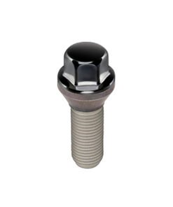 McGard Hex Lug Bolt (Cone Seat) M14X1.25 / 17mm Hex / 27.5mm Shank Length (Box of 50) - Black