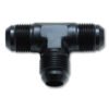 Vibrant -10AN Flare Tee Adapter Fitting - Aluminum