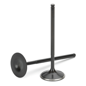 Supertech Toyota Supra 2JZ Black Nitrided Exhaust Valve - +1mm Oversize - Set of 12