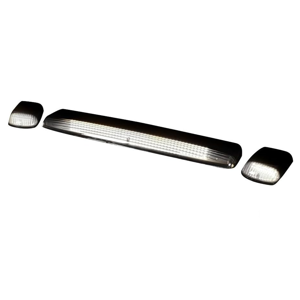 Recon 264157WHBK Black/Smoke LED Cab Roof Lights for 2015-2019 Silverado/Sierra