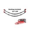 Pro Comp 51313 Front 2.5" Lifted Leaf Springs w/Bushing 87-95 Wrangler YJ - PAIR
