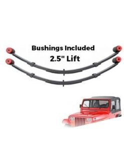 Pro Comp 51313 Front 2.5" Lifted Leaf Springs w/Bushing 87-95 Wrangler YJ - PAIR