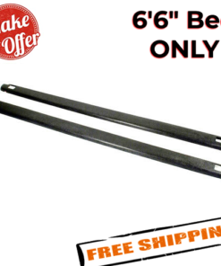 Westin 72-41104 Black Bed Rail Caps for 2007-2014 Chevrolet Silverado - 66" Bed