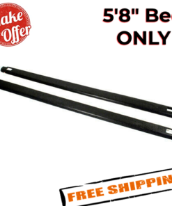 Westin 72-41114 Smooth Bed Rail Caps for 2007-2013 Chevy Silverado - 58" Bed