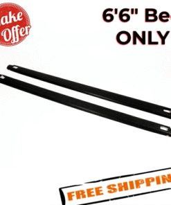 Westin 72-01151 Black Bed Rail Caps for 1999-2006 Silverado & Sierra - 66" Bed
