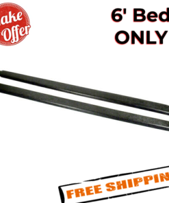 Westin 72-40181 Smooth Bed Rail Caps for 2004-2012 Colorado & Canyon - 6 Bed