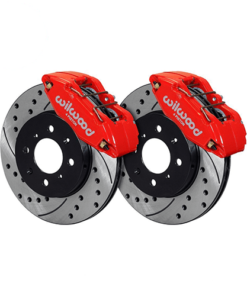Wilwood 140-12996-DR Drilled and Slotted Rotor Forged Caliper Front Brake Kit