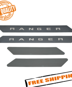 Putco 95143BPFD Cargo Door Sill Protector Set for 2019-2020 Ford Ranger Crew Cab