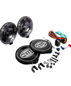 Hella 005750991 500-Series Black Magic SAE 6.4" 2x55W Round Driving Beam Lights