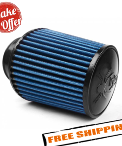 Injen X-1015-BB SuperNano-Web Air Filter 3.5" ID/ 6" Base/ 5" Height/ 5.350" Top
