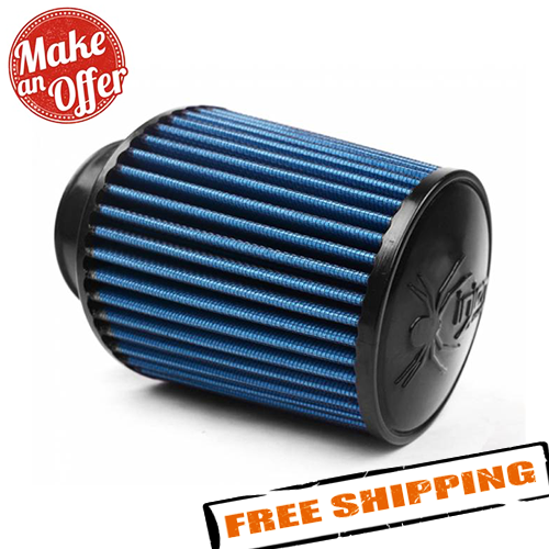 Injen X-1015-BB SuperNano-Web Air Filter 3.5" ID/ 6" Base/ 5" Height/ 5.350" Top
