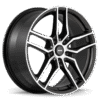 Konig Intention 18x8 5x112 ET45 Gloss Black / Machine Face