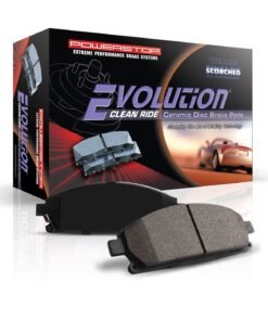 Powerstop 16-477 Front Brake Pads Ceramic 2 Wheel Set for 1997-2006 Jeep TJ