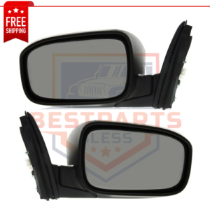 Power Mirror, Set of 2, Manual Folding, Primed for 2003-2007 Honda Accord