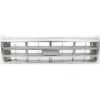 New Grille Assembly silver plastic for 1989-1991 Ford F-150 F-250 F-350