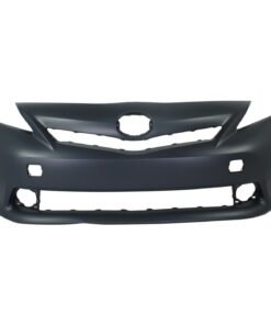 Front Bumper Cover for 2012-2014 Toyota Prius V w/ fog lamp holes Primed CAPA
