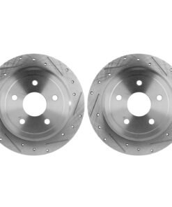 SureStop J27110033DS Brake Disc 2-wheel set rear 5 lugs for 07-17 Jeep Wrangler