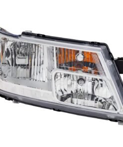 Headlight Halogen With Bulb Chrome Right Side for 2009-2020 Dodge Journey