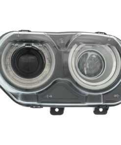 Headlight clear lens left side CAPA for 2015-2021 Dodge Challenger R/T, SXT