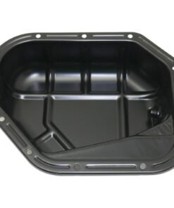 Oil Pan 2151037111 steel 4.43 qts. for 2005-2010 Kia Sportage EX, LXl Blk
