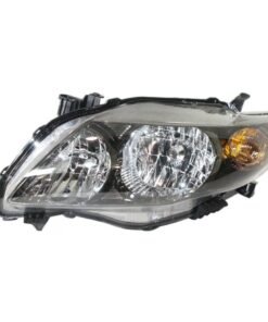 New Headlight halogen left side CAPA for 2009-2010 Toyota Corolla S, XRS