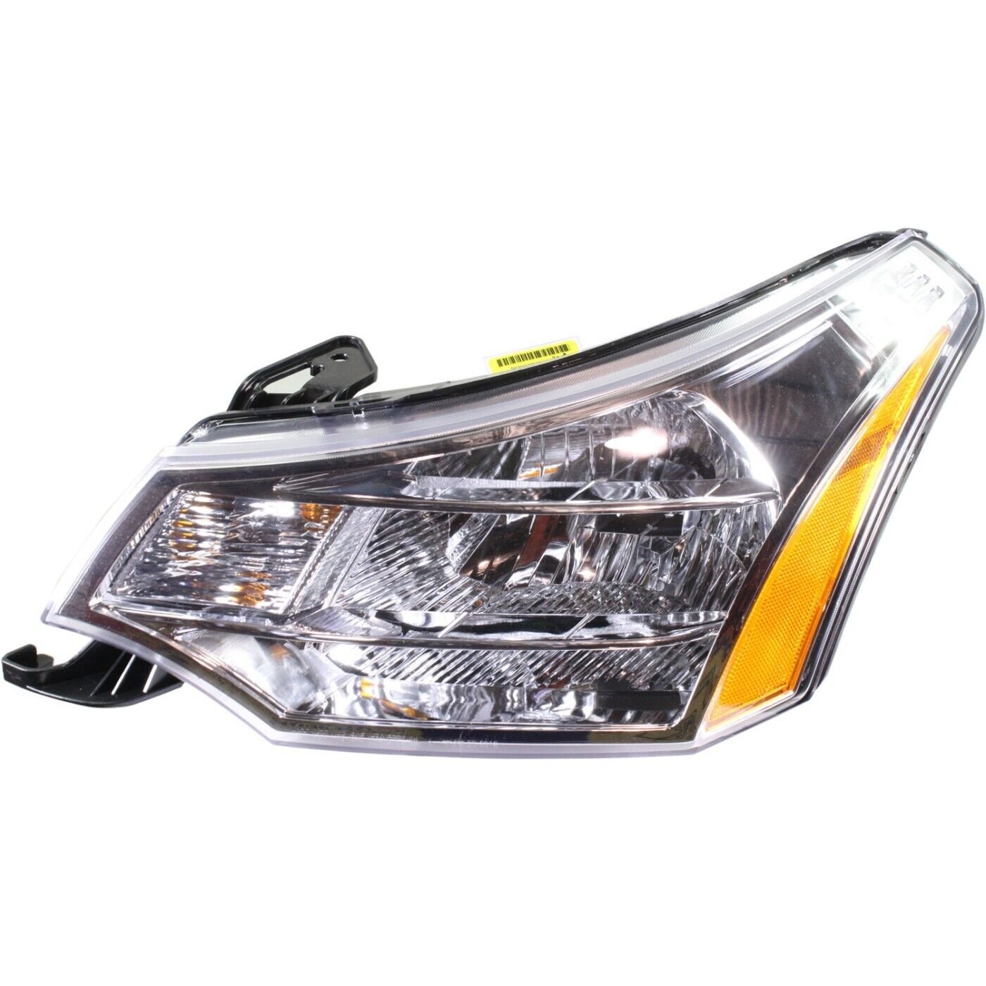 Headlight halogen chrome left side CAPA for 2008-2011 Ford Focus S, SEL Sedan