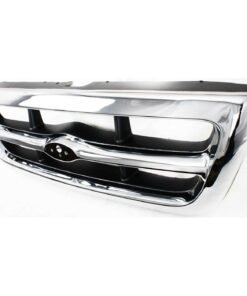 Grille Assembly chrome shell painted gray insert for 1998-2000 Ford Ranger XLT