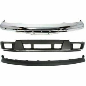 NEW Front Bumper Cover 3pc Kit for 2004-2012 Chevrolet Colorado