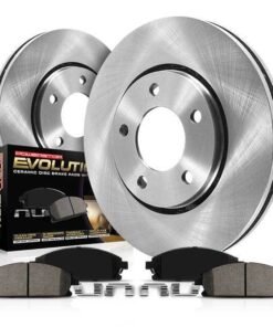 Powerstop KOE2421 Front Brake Disc and Pad Kit for 2003-2009 Toyota 4Runner
