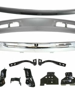 Front Bumper 10pc Kit w/ Valance, Filler, Bracket for 99-02 Chevy Silverado 1500