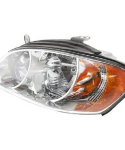 New Headlight halogen left side w/bulb for 2002-2003 Kia Spectra Base, LS Sedan